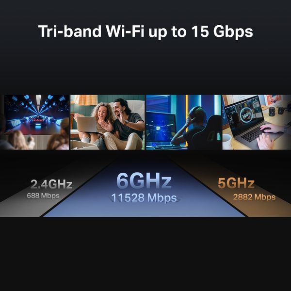Маршрутизатор TP-LINK Archer BE700 BE15000, 3xGE LAN, 1x2.5GE LAN, 1x10GE WAN, 1xUSB3.0 MESH ARCHER-BE700 фото Маршрутизатор TP-LINK Archer BE700 BE15000, 3xGE LAN, 1x2.5GE LAN, 1x10GE WAN, 1xUSB3.0 MESH ARCHER-BE700 фото