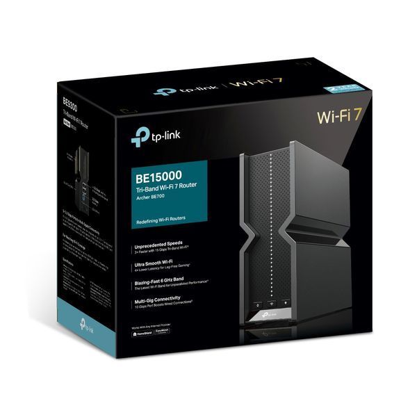 Маршрутизатор TP-LINK Archer BE700 BE15000, 3xGE LAN, 1x2.5GE LAN, 1x10GE WAN, 1xUSB3.0 MESH ARCHER-BE700 фото Маршрутизатор TP-LINK Archer BE700 BE15000, 3xGE LAN, 1x2.5GE LAN, 1x10GE WAN, 1xUSB3.0 MESH ARCHER-BE700 фото