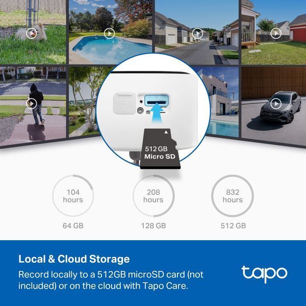 Комплект розумної бездротової камери TP-LINK TAPO C400 KIT 2K QHD та сонячної панелі TAPO-C400KIT фото