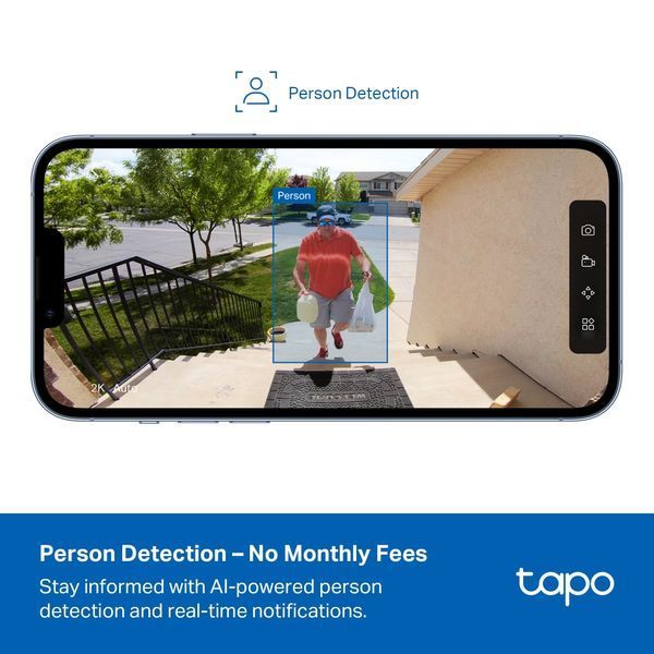 Комплект розумної бездротової камери TP-LINK TAPO C400 KIT 2K QHD та сонячної панелі TAPO-C400KIT фото