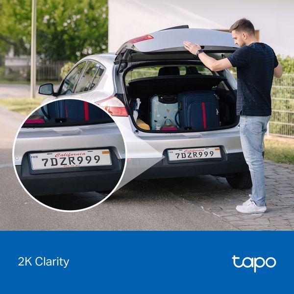 Комплект розумної бездротової камери TP-LINK TAPO C411 KIT 2K QHD та сонячної панелі TAPO-C411KIT фото