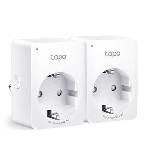 Смарт-розетка TP-LINK Tapo P100 2 шт/пак N300 BT 10A TAPO-P110-2-PACK фото