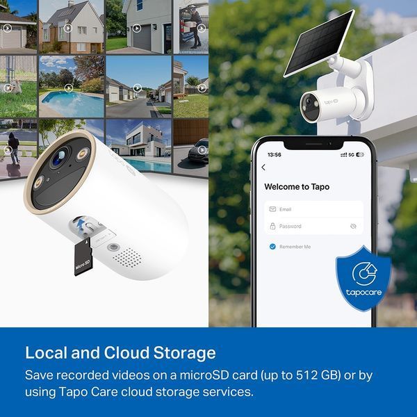 Комплект розумної бездротової камери TP-LINK TAPO C460 KIT 8MP та сонячної панелі TAPO-C460KIT фото