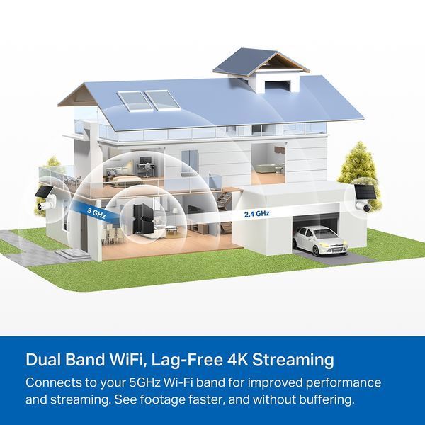 Комплект розумної бездротової камери TP-LINK TAPO C460 KIT 8MP та сонячної панелі TAPO-C460KIT фото