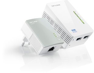 Комплект Адаптерiв Powerline TP-LINK TL-WPA4220KIT AV600, N300, (TL-WPA4220 1шт, TL-PA4010 1шт) TL-WPA4220KIT фото