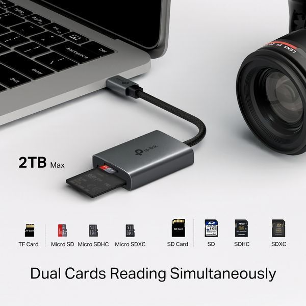 USB-Концентратор TP-Link UA430C 1xSD, 1x-microSD, USB TypeC UA430C фото