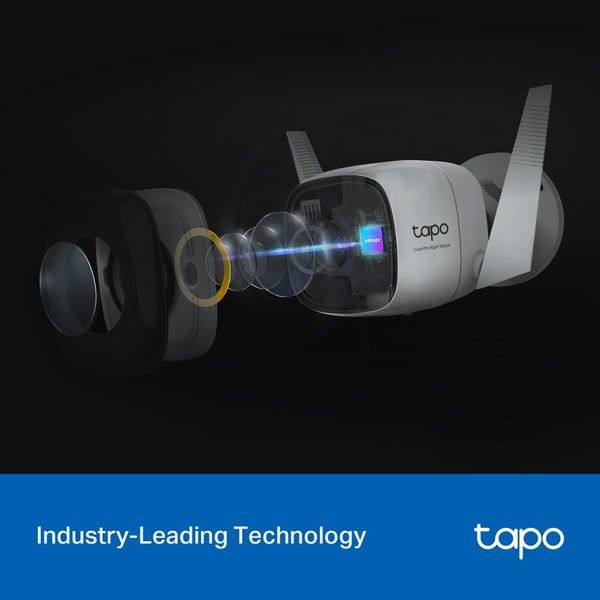 IP-Камера TP-LINK Tapo C325WB 4MP N300 microSD зовнішня ColorPro TAPO-C325WB фото