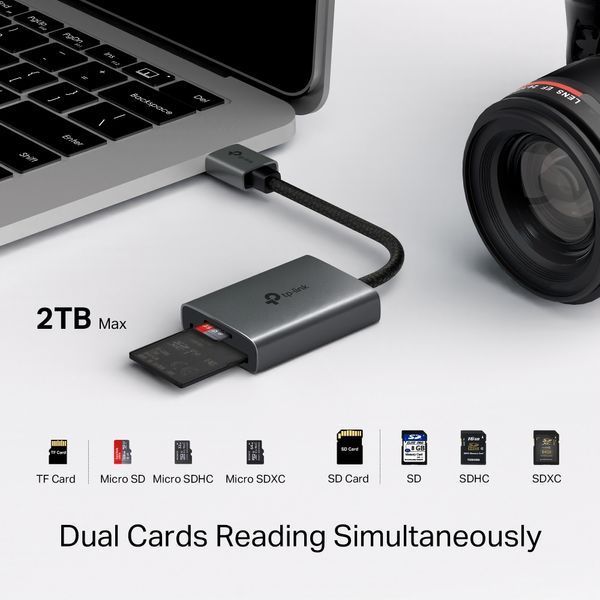 USB-Концентратор TP-Link UA430 1xSD, 1x-microSD, USB TypeA UA430 фото