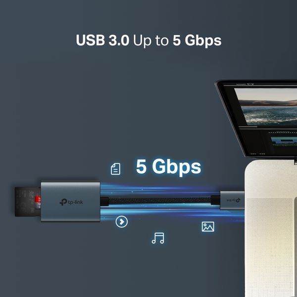 USB-Концентратор TP-Link UA430 1xSD, 1x-microSD, USB TypeA UA430 фото