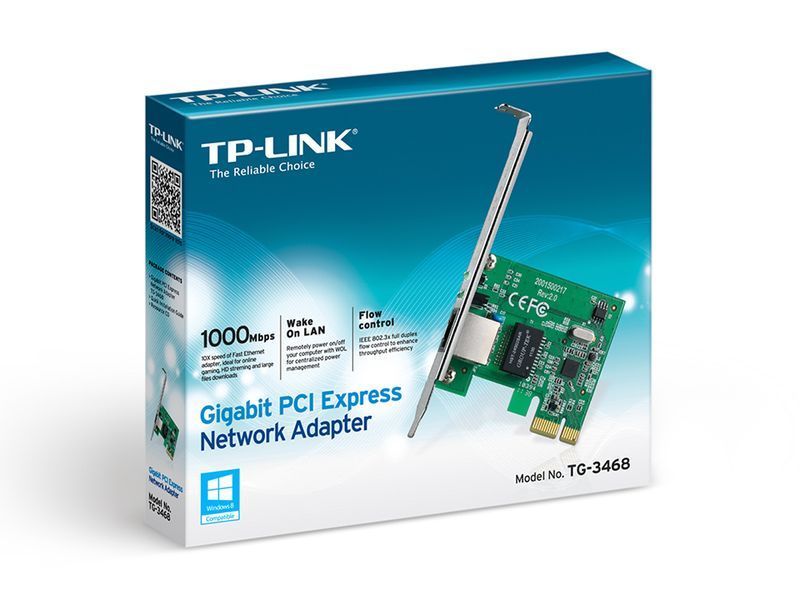 Мережева карта TP-LINK TG-3468 1xGE, PCI Express TG-3468 фото