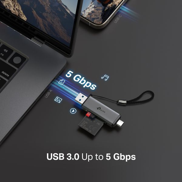 USB-Концентратор TP-Link UA430D 1xSD, 1x-microSD, USB TypeC&A UA430D фото