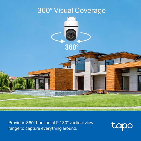 IP-Камера TP-LINK Tapo C510W 3MP N300 зовнішня поворотна TAPO-C510W фото