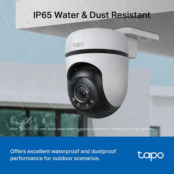 IP-Камера TP-LINK Tapo C510W 3MP N300 зовнішня поворотна TAPO-C510W фото
