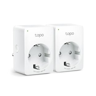 Смарт-розетка TP-LINK Tapo P100 2 шт/пак N300 BT 10A TAPO-P100-2-PACK фото