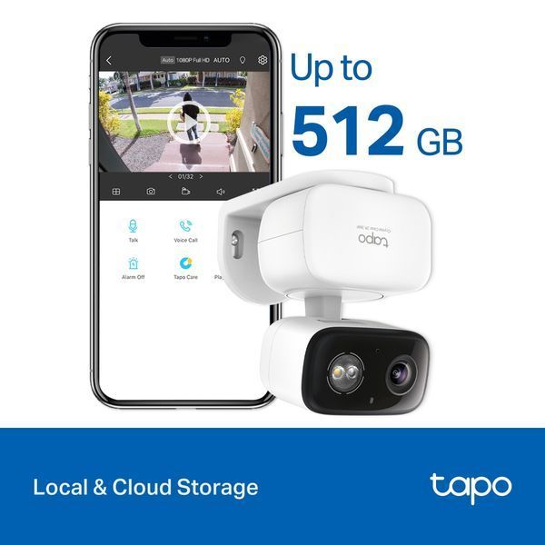 IP-Камера TP-LINK Tapo C216 3MP N300 microSD motion detection. зовнішня/внутрішня, AI TAPO-C216 фото