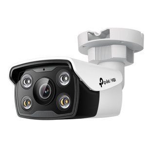 IP-Камера TP-LINK VIGI C350-4, PoE, 5Мп, 4 мм, H265+, IP67, Bullet, кольорове нічне бачення, зовнішня VIGI-C350-4 фото