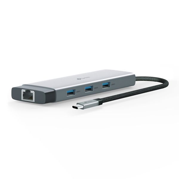 Хаб USB TP-LINK UH9120C USB-C > 3xUSB3.0/1xUSB-C/xHDMI/1xRJ45/1xSD/1xmicroSD/1xPD 100Wh UH9120C фото