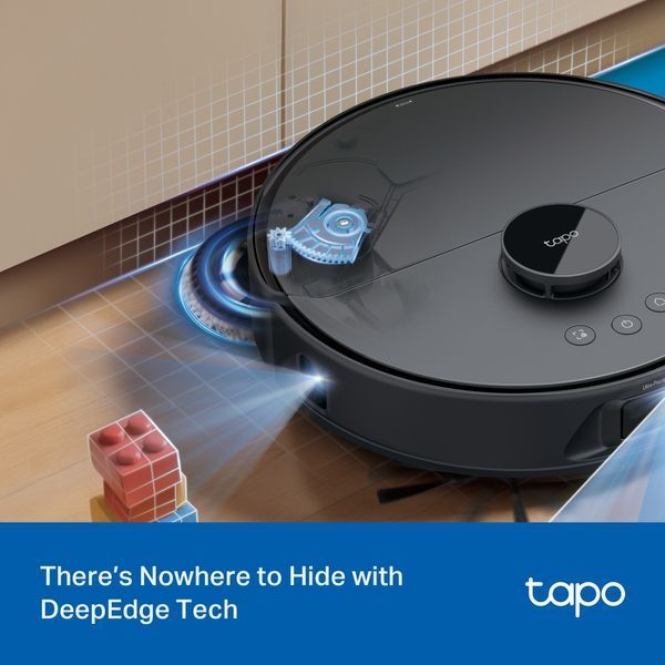 Робот-пилосмок TP-LINK TAPO RV 50 PRO OMNI з вологим прибиранням + розумна док-станція з функцією автоматичного спорожнення TAPO-RV50-PRO-OMNI фото
