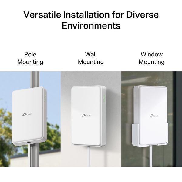 Зовнішній маршрутизатор TP-LINK NE200, 5G, 1x2.5GE LAN (PoE) NE200-OUTDOOR фото