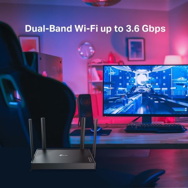 Маршрутизатор TP-LINK Archer BE220 BE3600, 4xGE LAN, 1xGE WAN, MESH ARCHER-BE220 фото