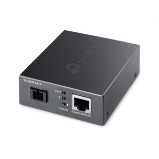 Медіаконвертер TP-LINK FC311A-2 1xGE, 1x1000BASE-LX, SM, WDM, 2km, SC FC311A-2 фото