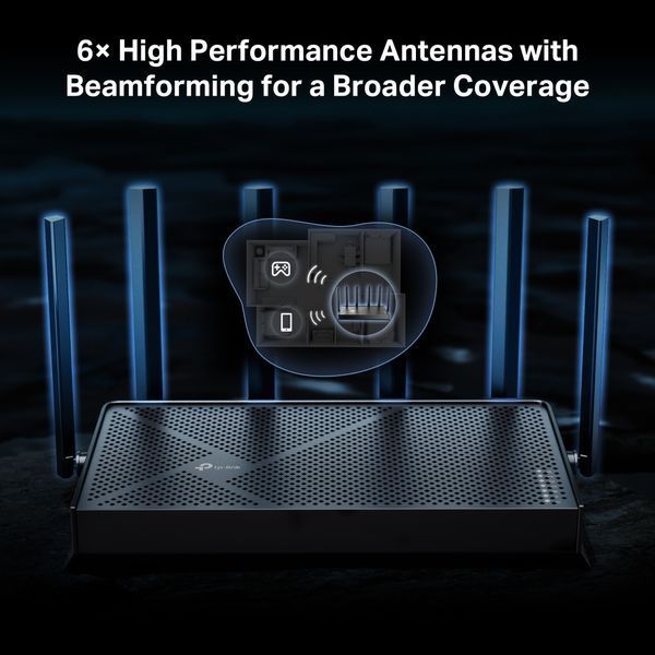 Маршрутизатор TP-LINK Archer BE400 BE6500, 3xGE LAN, 1x2.5GE LAN, 1x2.5GE WAN, 1xUSB3.0 MESH ARCHER-BE400 фото