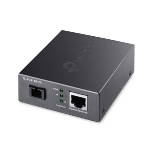 Медіаконвертер TP-LINK FC311B-20 1xGE, 1x1000BASE-LX, SM, WDM, 20km, SC FC311B-20 фото