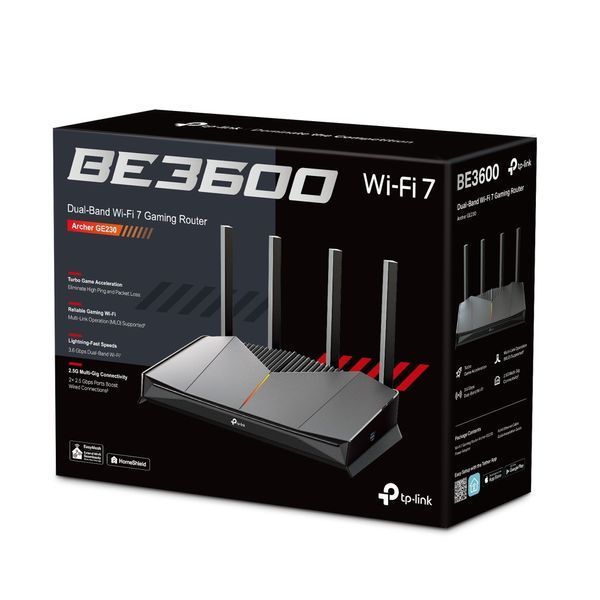 Маршрутизатор TP-LINK Archer GE230 BE3600, 3xGE LAN, 2.5xGE LAN, 2.5xGE WAN, 1xUSB3.0 MESH ARCHER-GE230 фото