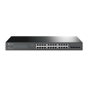 Комутатор TP-LINK TL-SG2428P 24xGE (24xPoE), 4xSFP, 250Вт, WebSmart TL-SG2428P фото