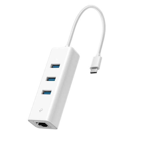 Мережевий адаптер TP-LINK UE330С 1xGE, 3xUSB3.0, USB-С UE330C фото