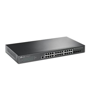 Комутатор TP-LINK TL-SG3428X-UPS 24xGE, 4xSFP+, Керований L2 TL-SG3428X-UPS фото