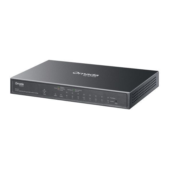 Комутатор TP-LINK ES210GP 9xGE (8xPoE), 1xSFP/RJ45. 63W, WebSmart ES210GP фото