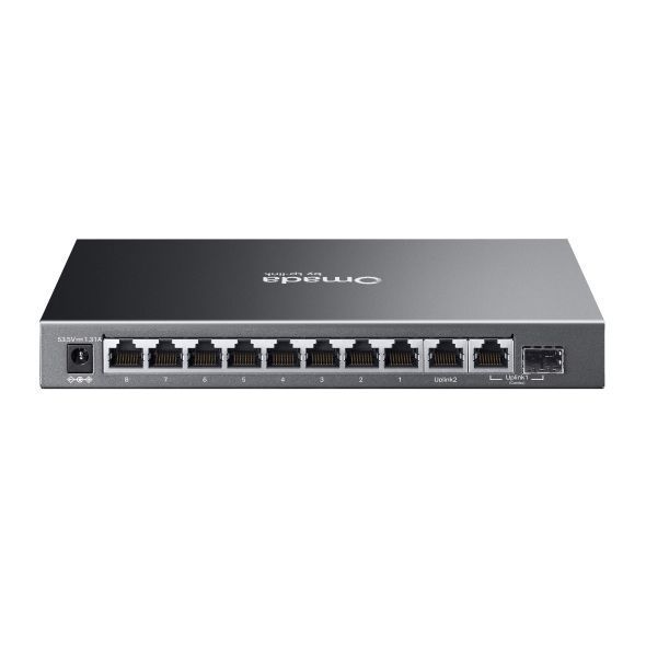 Комутатор TP-LINK ES210GP 9xGE (8xPoE), 1xSFP/RJ45. 63W, WebSmart ES210GP фото