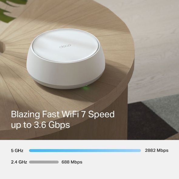 Система WiFi-Mesh TP-LINK Deco BE22 BE3600, 1xGE LAN, 1xGE WAN, 2мод DECO-BE22-2-PACK фото