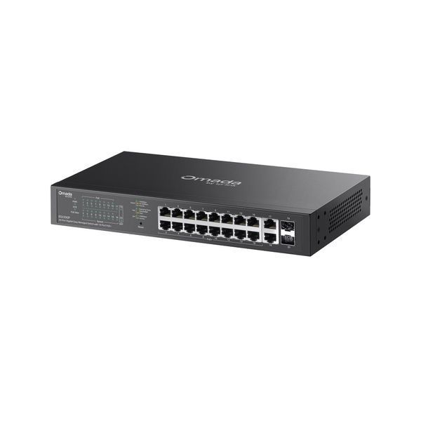 Комутатор TP-LINK ES220GP 18xGE (16xPoE), 250W, 2xSFP, WebSmart ES220GP фото