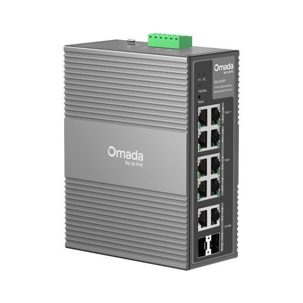 Промисловий комутатор TP-LINK IES210GPP 8xGE (PoE), 120W, 2xGE/SFP, WebSmart IES210GPP фото
