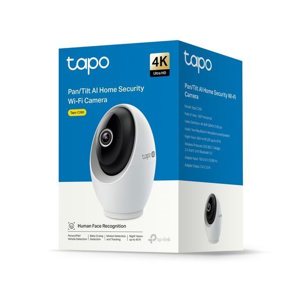 IP-Камера TP-LINK Tapo C260 8MP N300 microSD motion detection. TAPO-C260 фото