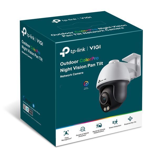IP-Камера TP-LINK VIGI C540S-4, PoE, 4 Мп, 4 мм, H.265+, IP66, поворотна, кольорове нічне бачення, зовнішня VIGI-C540S-4 фото