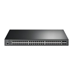 Комутатор TP-LINK TL-SG3452XP 48xGE (48xPoE), 4xSFP+, 500Вт, Керований L2 TL-SG3452XP фото