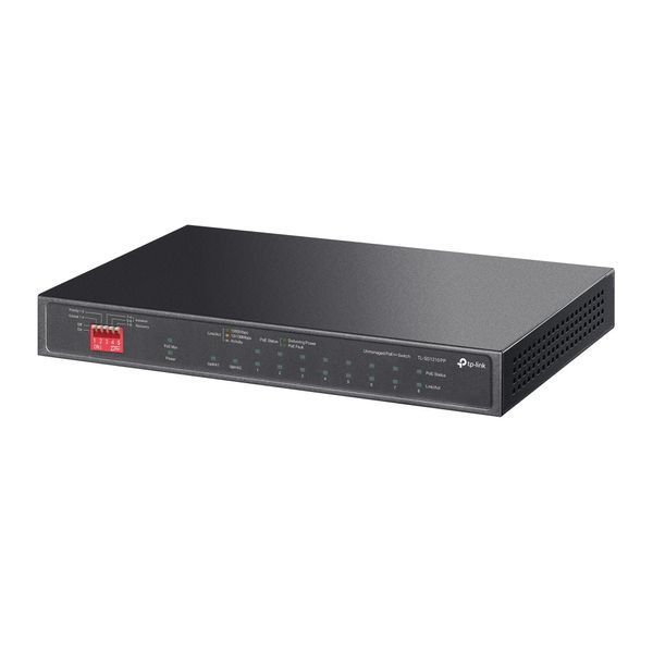 Комутатор TP-LINK TL-SG1210PP 10xGE (PoE), 1xSFP, 123Вт, Некерований TL-SG1210PP фото