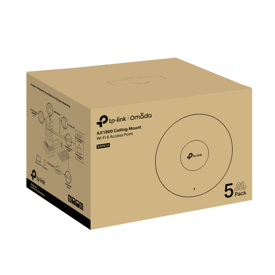 Купити Точка доступу TP-LINK EAP613 AX1800, 1xGE, PoE, Passive PoE