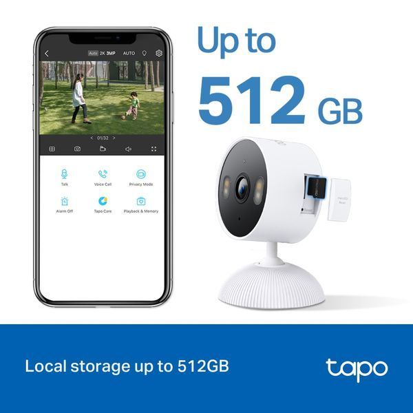 IP-Камера TP-LINK Tapo C113 3MP N300 microSD motion detection TAPO-C113 фото
