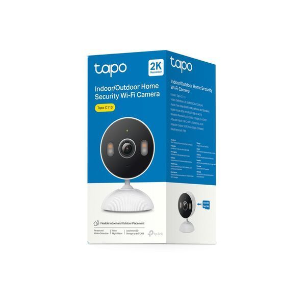 IP-Камера TP-LINK Tapo C113 3MP N300 microSD motion detection TAPO-C113 фото