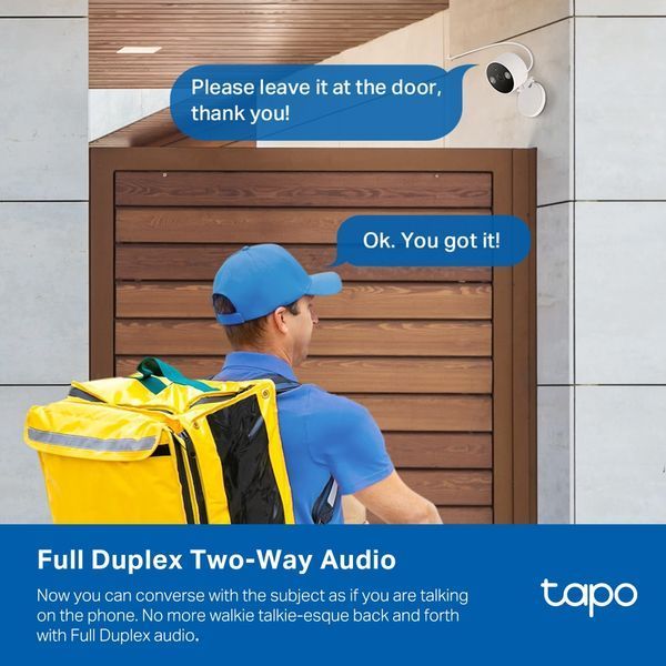 IP-Камера TP-LINK Tapo C120 2K N300 microSD motion detection TAPO-C120 фото