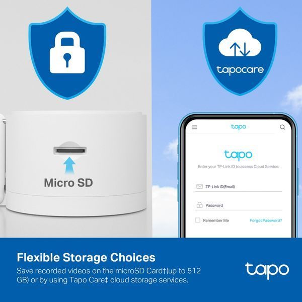 IP-Камера TP-LINK Tapo C125 4MP N300 microSD motion detection, штучний інтелект TAPO-C125 фото