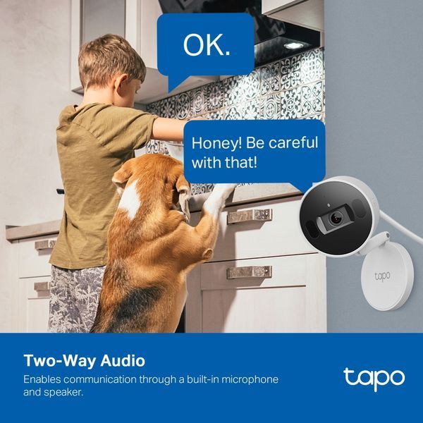 IP-Камера TP-LINK Tapo C125 4MP N300 microSD motion detection, штучний інтелект TAPO-C125 фото