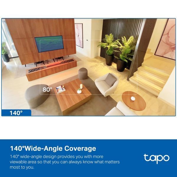 IP-Камера TP-LINK Tapo C125 4MP N300 microSD motion detection, штучний інтелект TAPO-C125 фото