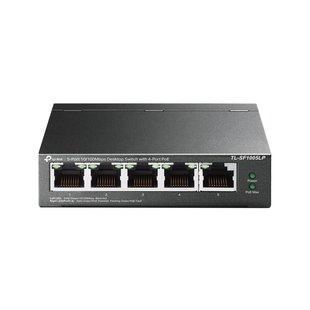 Комутатор TP-LINK TL-SF1005LP 5x1FE (4xPoE), 41Вт, Некерований TL-SF1005LP фото