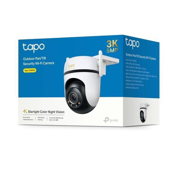 IP-Камера TP-LINK Tapo C530WS 3K N300 1xFE LAN зовнішня поворотна TAPO-C530WS фото