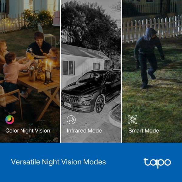 Камера IP з подвійним об'єктивом TP-LINK Tapo C246D 3MP N300 microSD motion detection TAPO-C246D фото